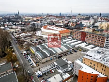 Pronájem skladovací haly v centru Olomouce, ul. U Stadionu o celkové velikosti 1.860 m²